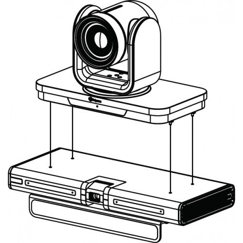 Polycom universal camera mount store assembly