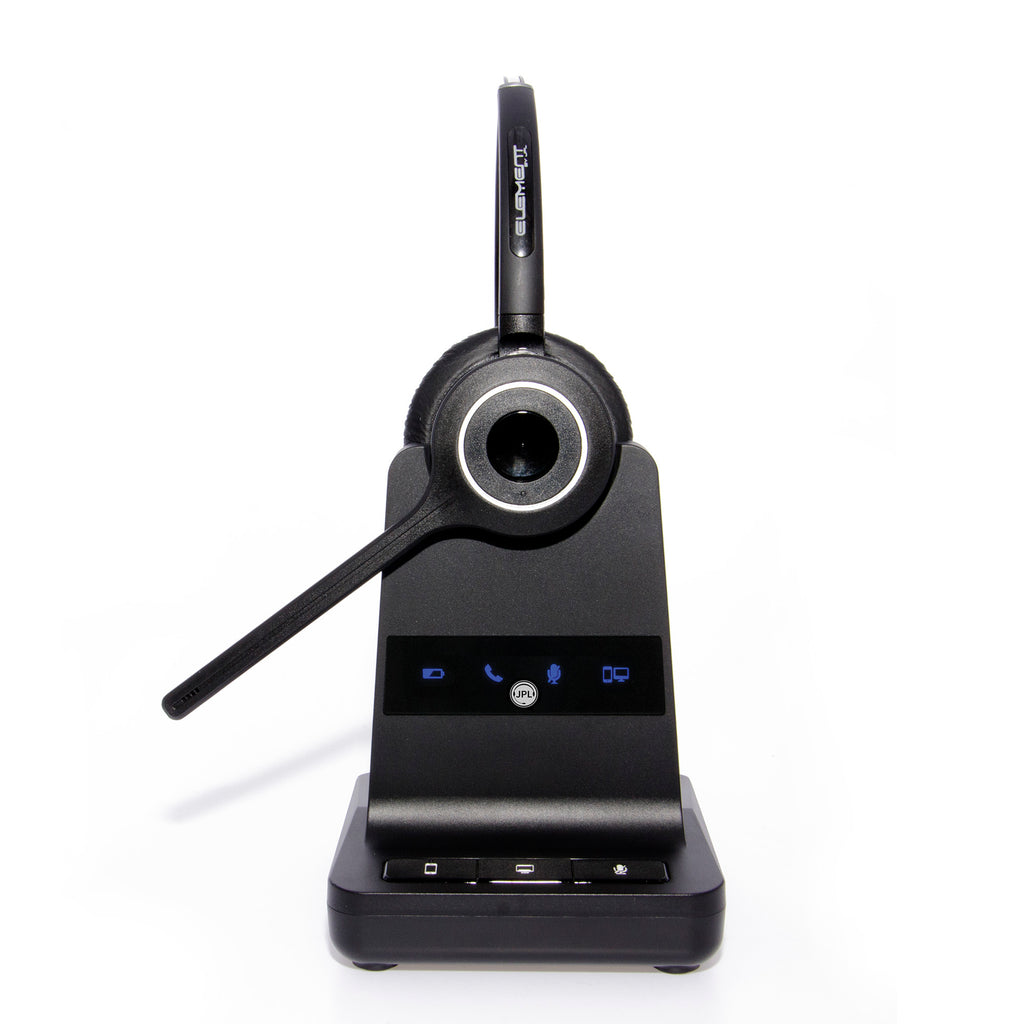 JPL Element X500 DECT Binaural Headset w Noise canceling Mic